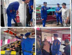 Antisipasi Laka Laut, Polairud Polres Inhil Awasi Aktivitas Pelabuhan Pelindo Tembilahan