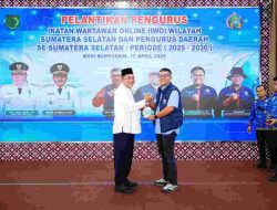 PW dan 5 PD se-Sumsel Resmi Dilantik, Yudhistira Ajak IWO Kontrol Lingkungan di Muba Sebagai Kawasan Tambang Minyak