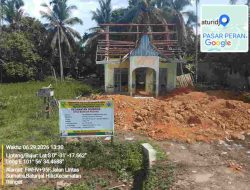 Woow !! Diduga Proyek Rehab Gedung Posyandu Tahun 2026 Desa Bandar Padang Kecamatan Seberida Menggunakan Tanah Timbun Galian C Ilegal