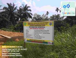 Proyek Pembangunan Lapangan Volly Tahun 2026 Desa Bandar Padang Kecamatan Seberida Diduga Menggunakan Tanah Timbun Galian C Ilegal