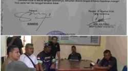 Sunaryo Laporkan Dugaan Pengrusakan Plang Sitaan Satgas PKH Di Lahan Exs Pt. Teso Indah Di Lirik
