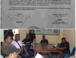 Sunaryo Laporkan Dugaan Pengrusakan Plang Sitaan Satgas PKH Di Lahan Exs Pt. Teso Indah Di Lirik