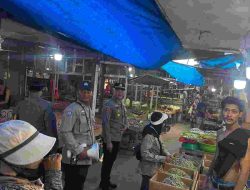 Jaga Tembilahan dari Ancaman Karhutla, Kapolsek Bergerak dari Patroli Udara hingga Blusukan ke Pasar
